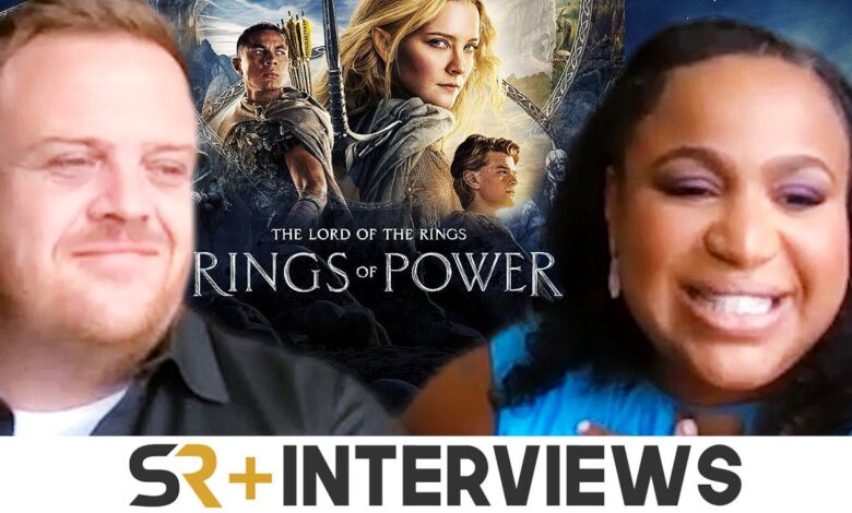 sophia & owain lotr rings of power interview