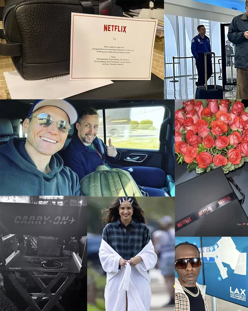 fotos de producción para continuar la película de netflix fotos de producción para continuar la película de netflix