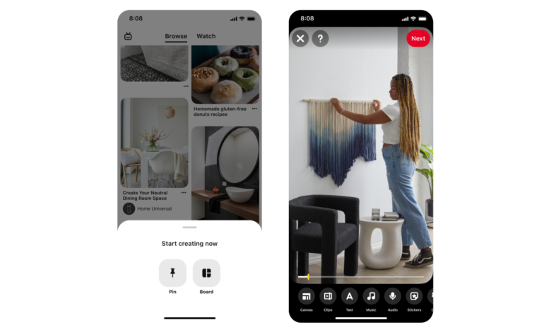 Pinterest está combinando Pins y Idea Pins en un solo formato