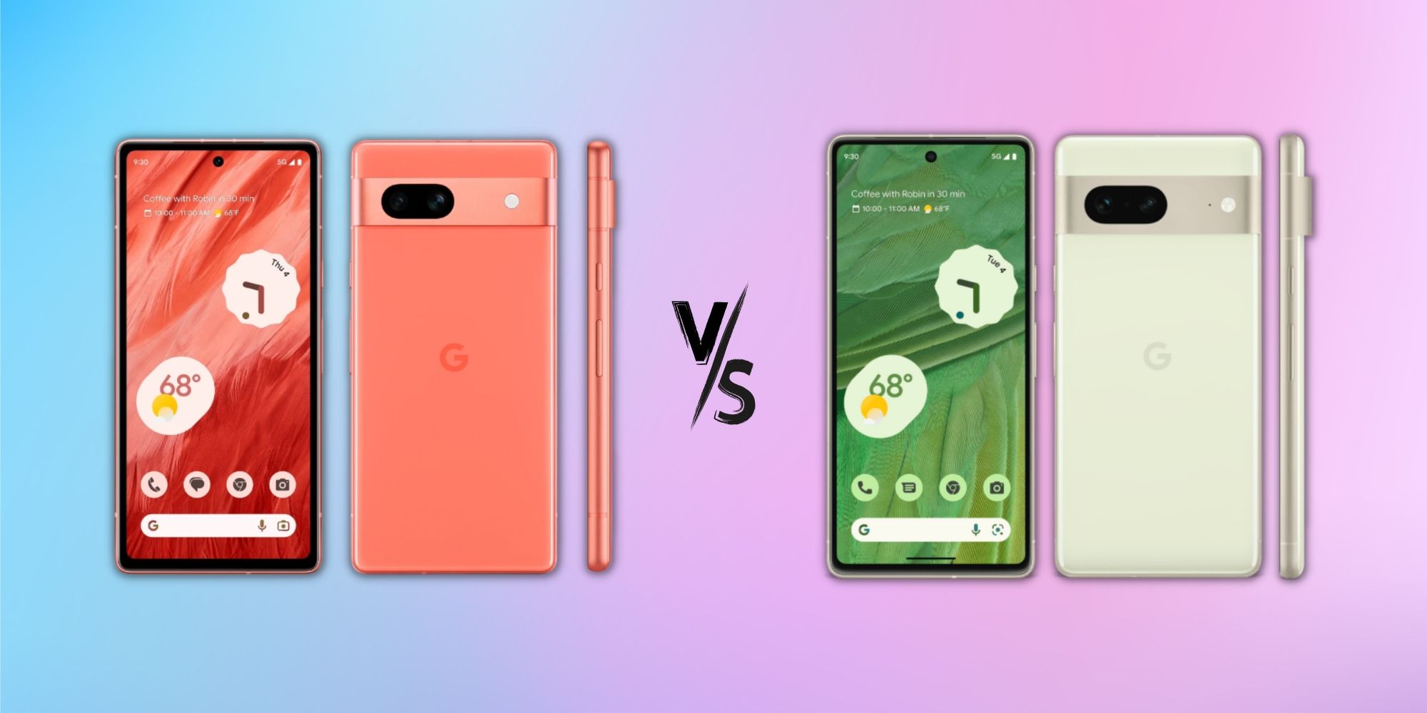 Pixel 7a vs.  Pixel 7: en realidad es un poco ridículo lo similares que son estos teléfonos