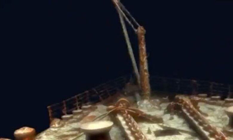 Por primera vez: presentan imponente escaneo digital completo del Titanic en el fondo del mar