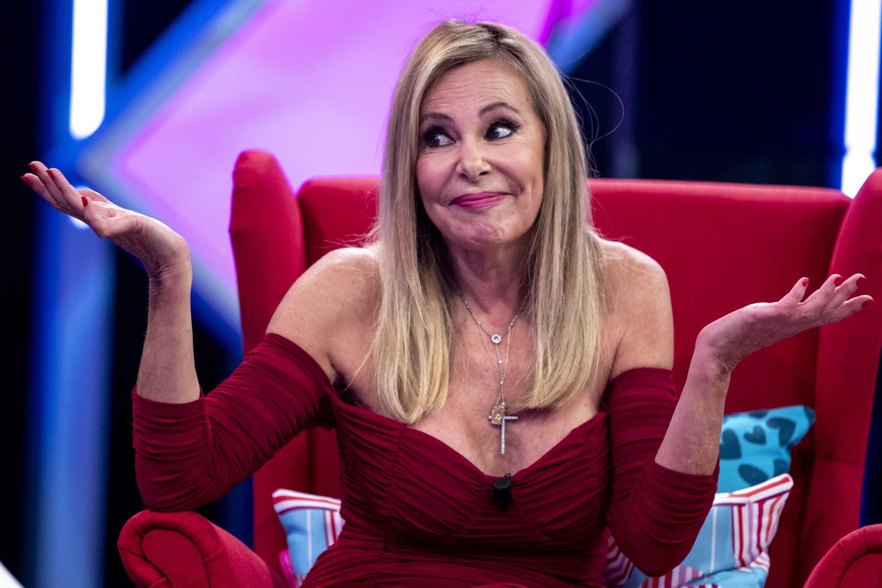 Ana Obregón en un plató de televisión / Gtres