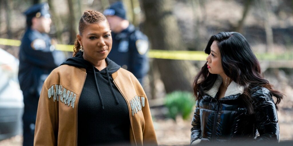 The Equalizer's Robyn and Mel, with Mel looking at Robyn who seems contemplative.