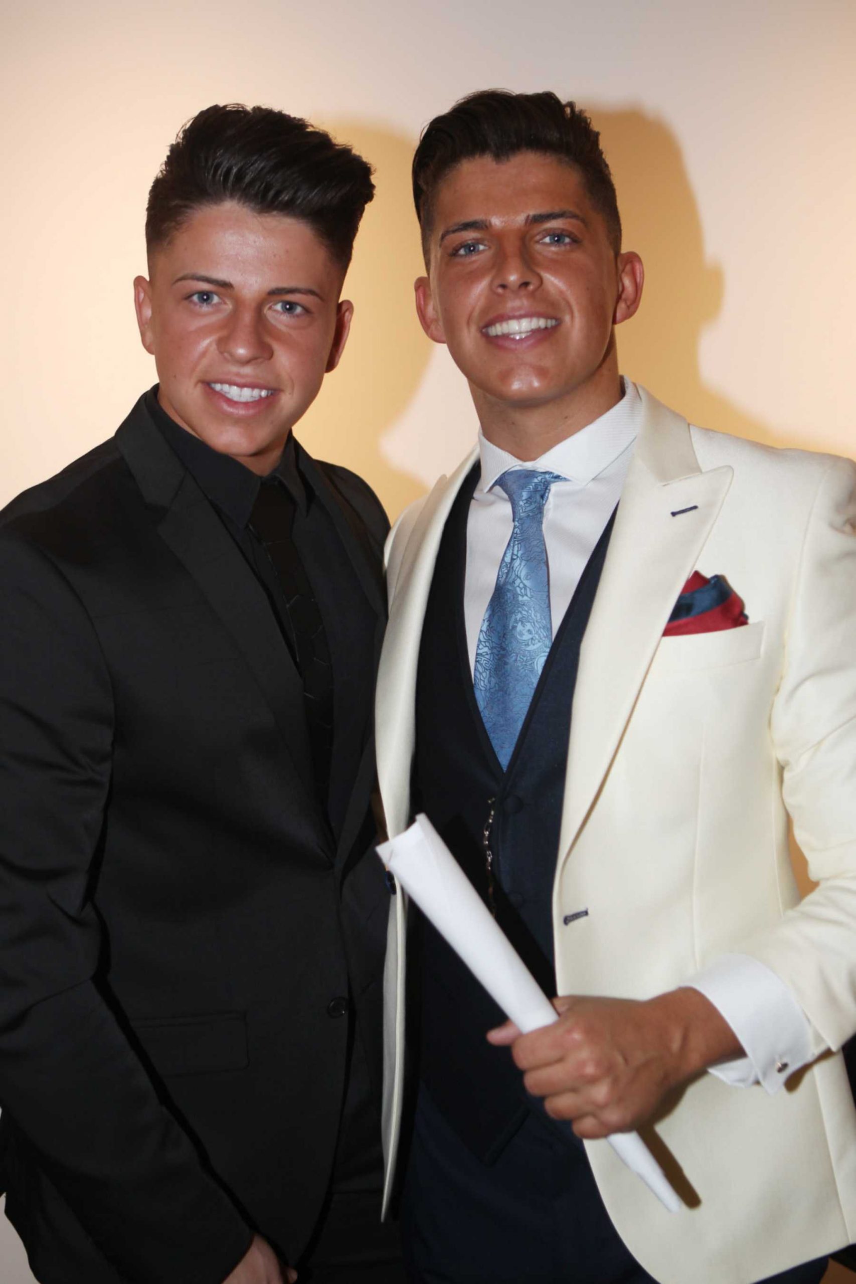 Rafa Mateo y su hermano Christofer en un evento / Gtres