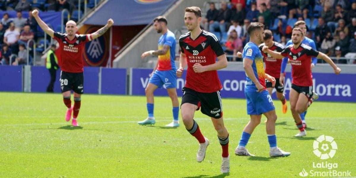 Raúl asegura la permanencia del Mirandés y despierta al Andorra del sueño