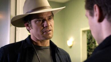 Timothy Olyphant as Raylan Givens in Justified season 6 episode 11