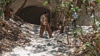 Reabren entierro clandestino ante inconformidad de buscadoras en Nayarit
