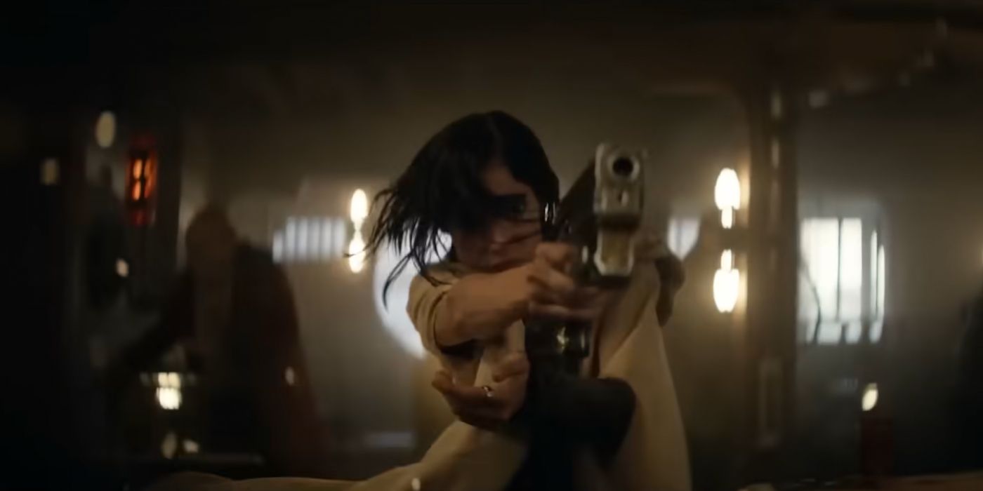 Pistola futurista Rebel Moon