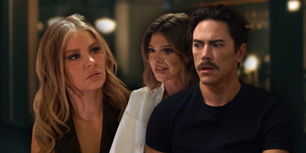 Ariana, Raquel, and Tom from Vanderpump Rules