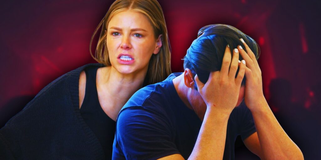 ariana madix tom sandoval very dramatic montage tom with head in hands