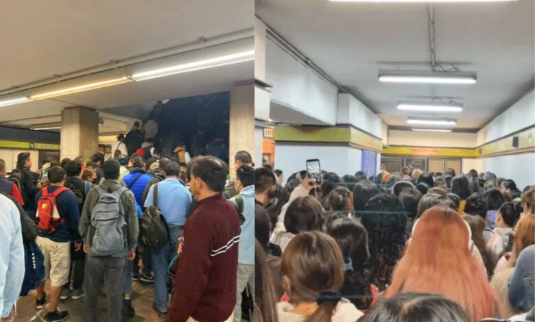 Reportan saturación y retrasos en Líneas 3, 8 y 9 del Metro CDMX