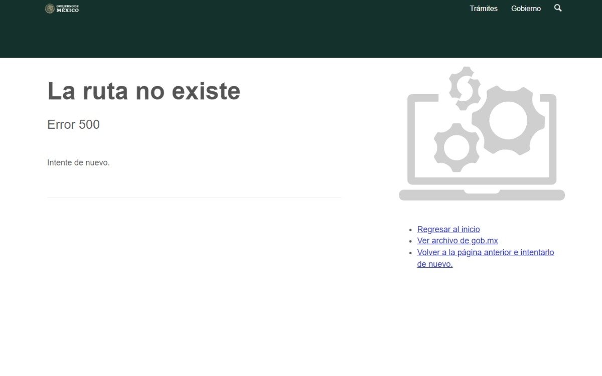 Reportaron fallas en páginas de SHCP, Economía, Salud, CRE…