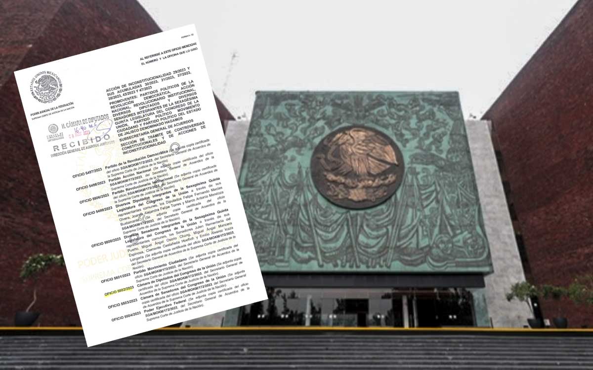 SCJN notifica al Congreso la invalidez de la primera parte del ‘Plan B’