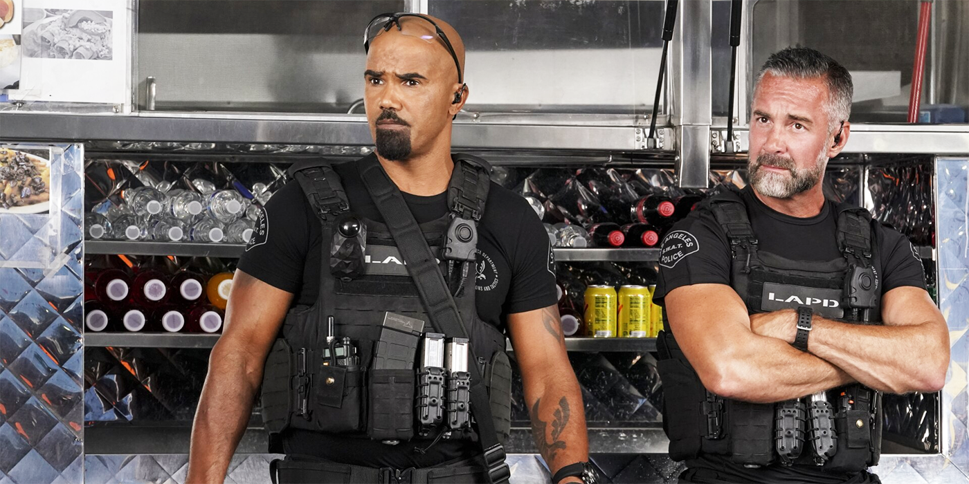 Shemar Moore in uniform in SWAT season 6