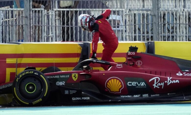 Sainz le echa un capote a Leclerc y defiende al monegasco tras su accidente