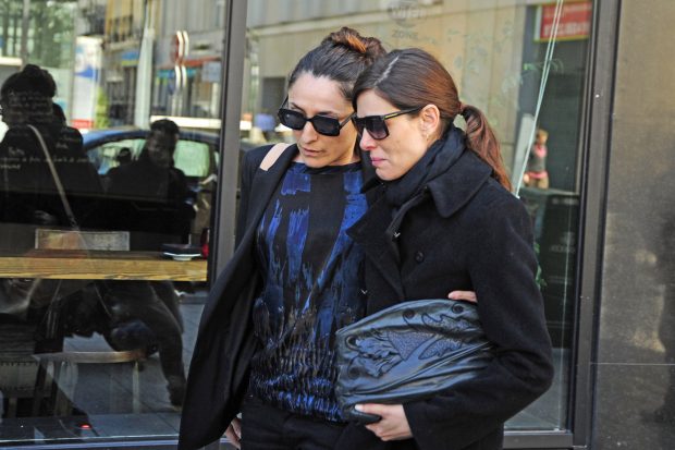 Raquel Sánchez Silva durante el entierro de Mario Biondo / Gtres