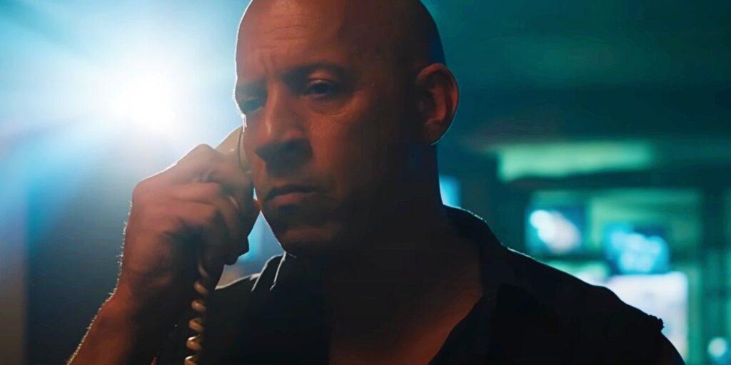 Dom talking on the phone in Fast X