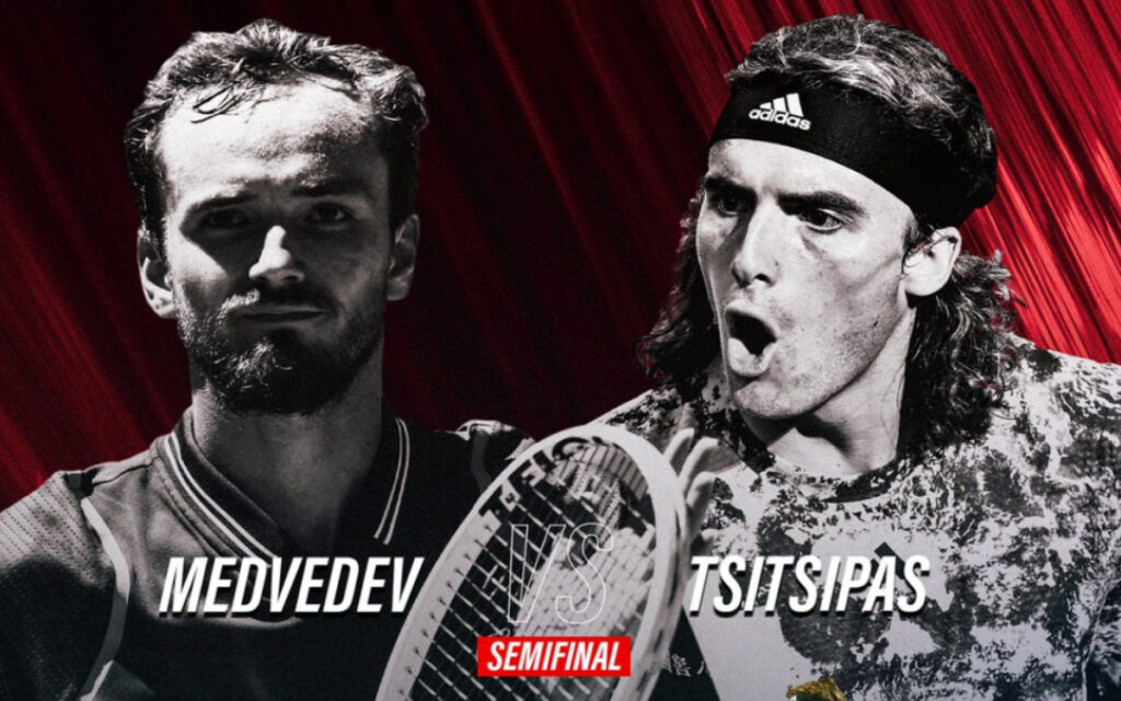 Se miden Tsitsipas y Medvedev en Semifinales de Roma | Video