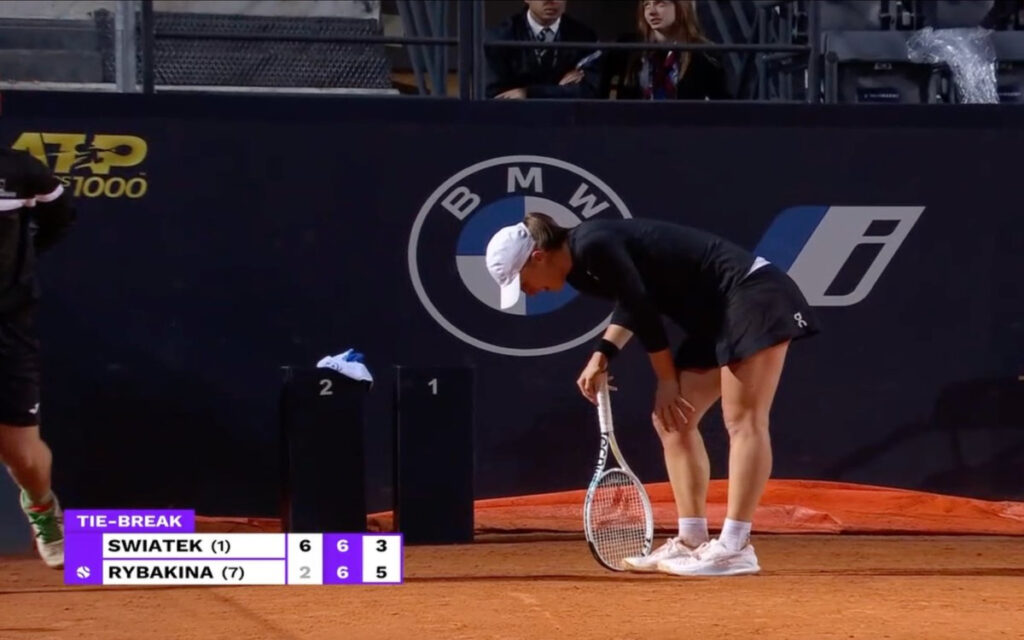 Se retira Iga Swiatek en Cuartos de Final de Roma | Tuit