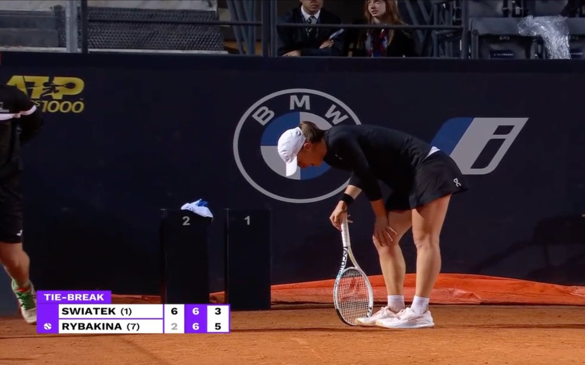 Se retira Iga Swiatek en Cuartos de Final de Roma | Tuit