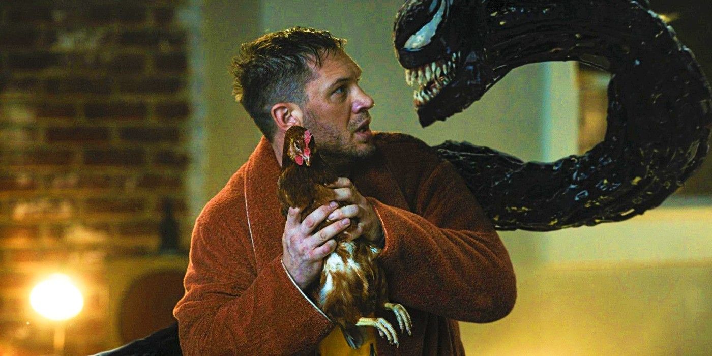 Eddie Brock speaks to the Venom symbiote