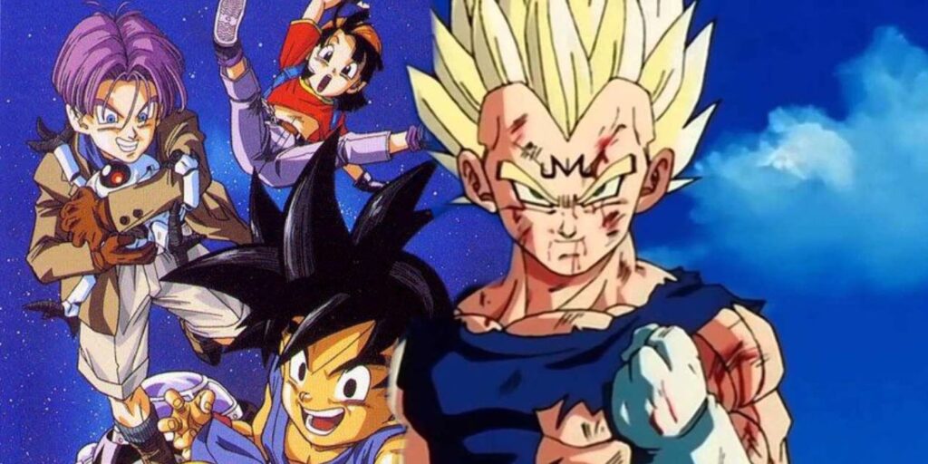Dragon Ball GT heroes with Majin Vegeta.