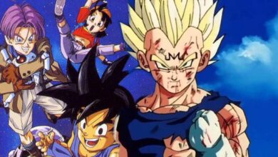 Dragon Ball GT heroes with Majin Vegeta.