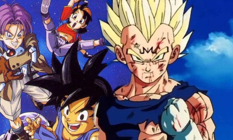 Dragon Ball GT heroes with Majin Vegeta.