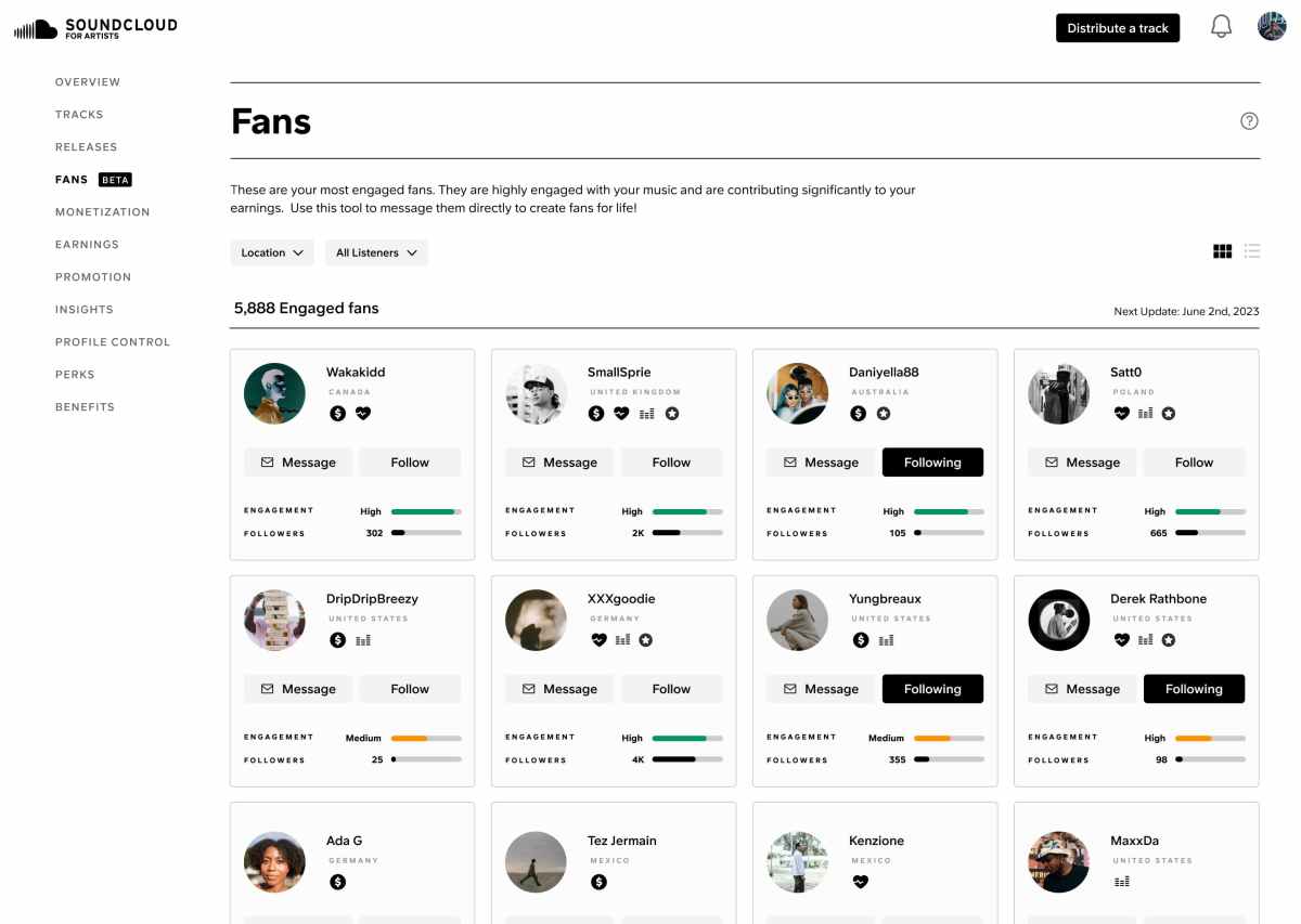 SoundCloud presenta una herramienta de participación de fans para artistas