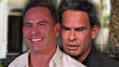 Side by side images of RHONJ's Luis Ruelas