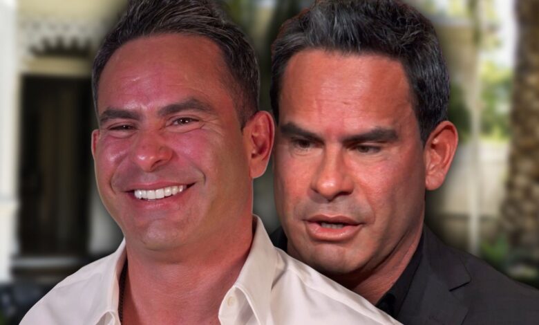 Side by side images of RHONJ's Luis Ruelas