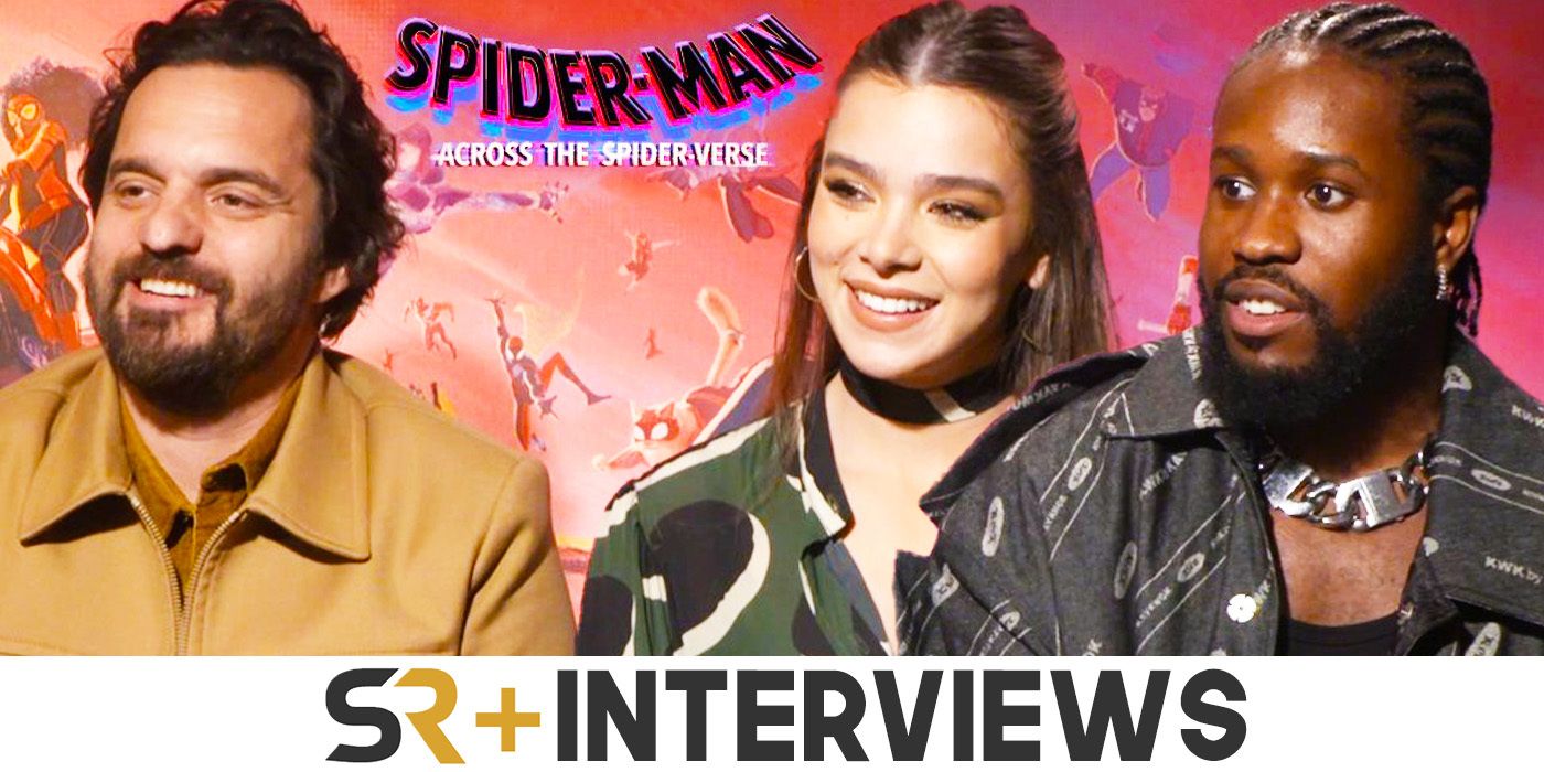 shameik moore, hailee steinfeld, jake johnson spider-verse 2 interview