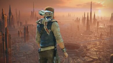 Cal And BD1 In Front Of Coruscant