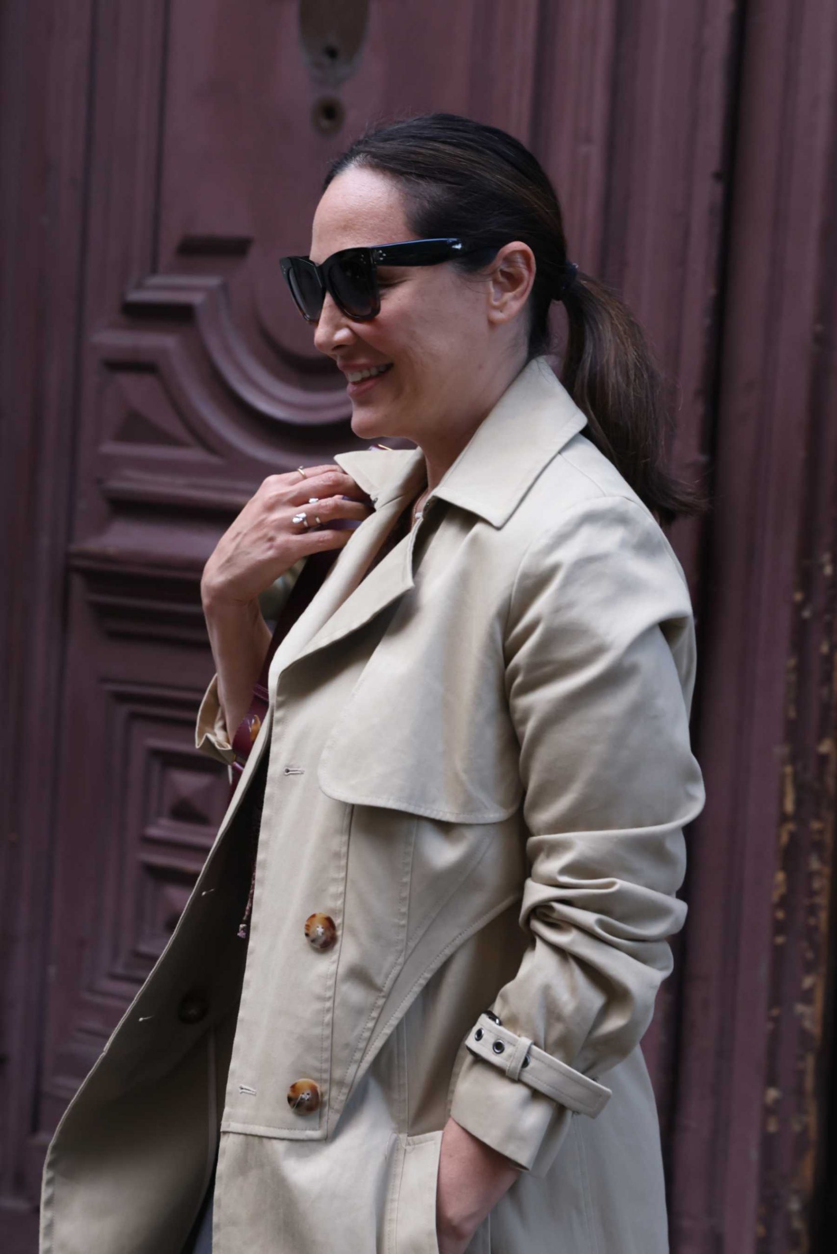 Tamara Falcó a las puertas de su casa en Madrid / Gtres