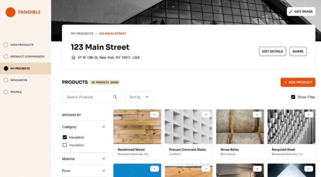 Tangible quiere escalar la descarbonización de la construcción