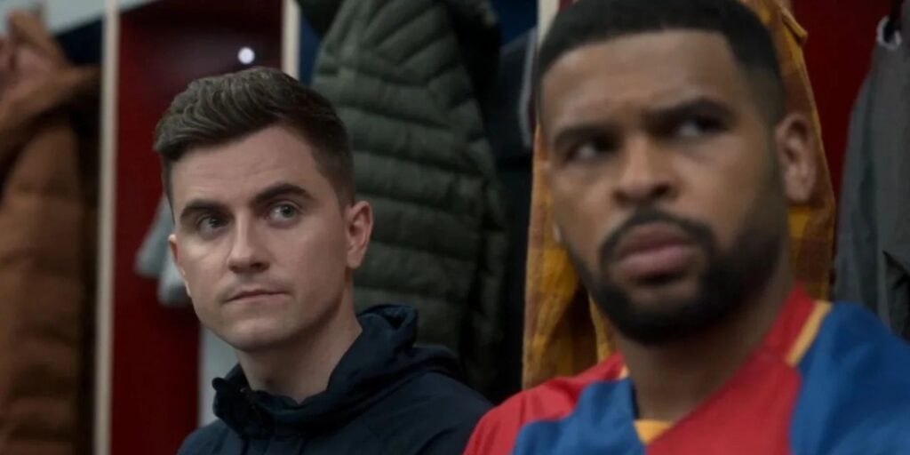 Billy Harris As Colin Hughes & Kola Bokinni As Isaac McAdoo In Ted Lasso Season 3.jpg