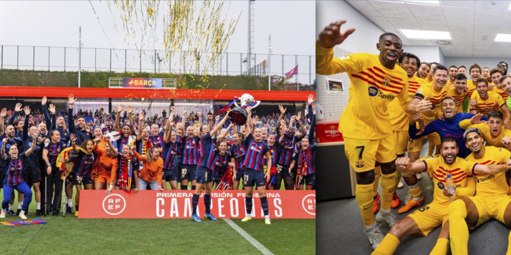 Tercer doblete liguero masculino-femenino de la historia del Barça