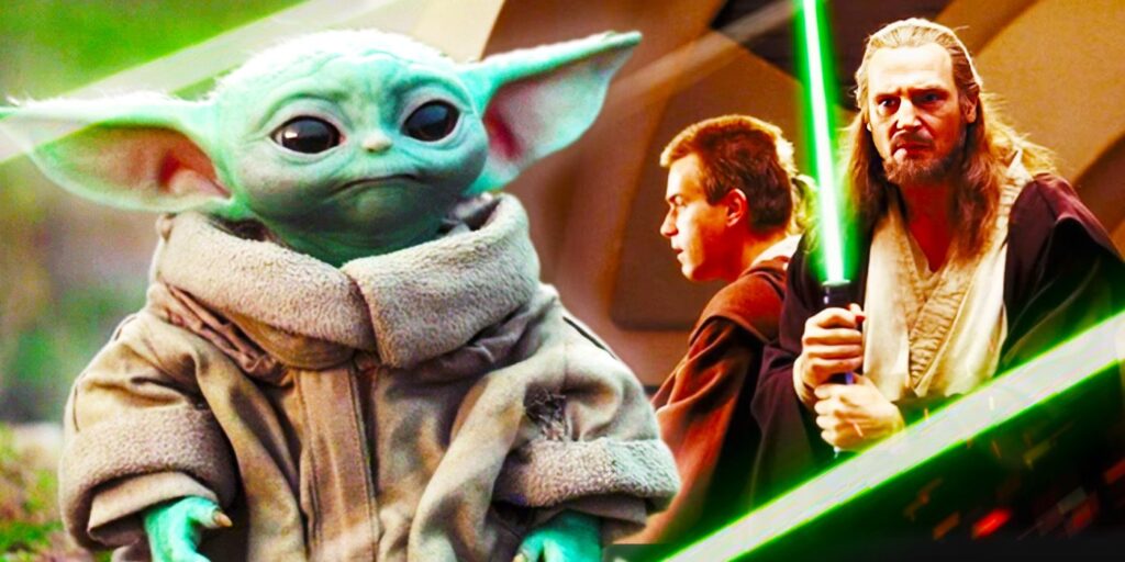 Grogu, Qui-Gon, and Obi-Wan.