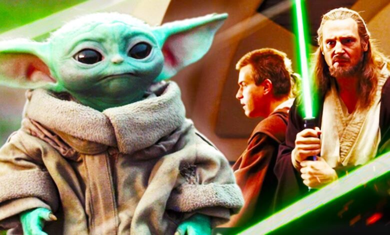 Grogu, Qui-Gon, and Obi-Wan.