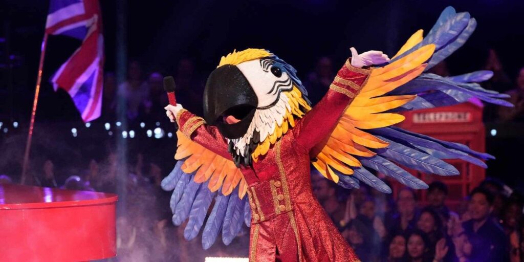 The Masked Singer Macaw Flying