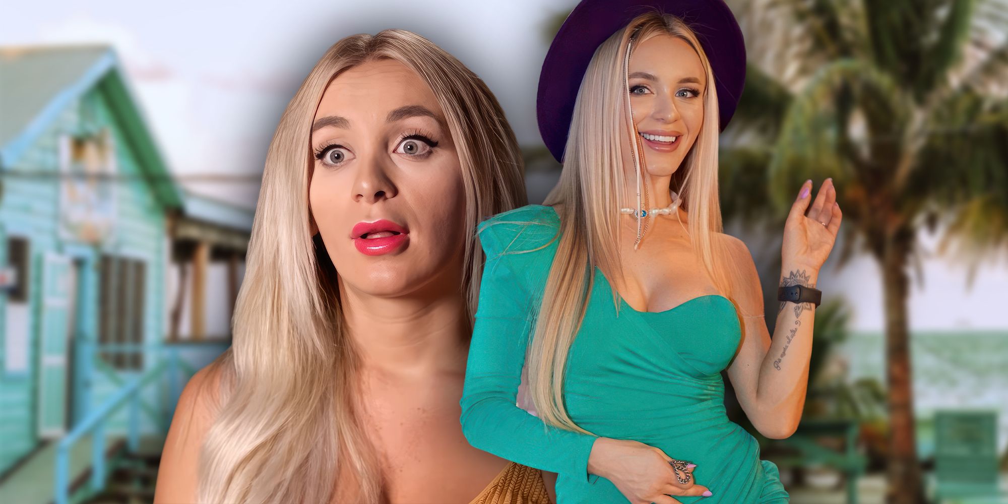 2 images of Yara Zaya from 90 Day Fiancé