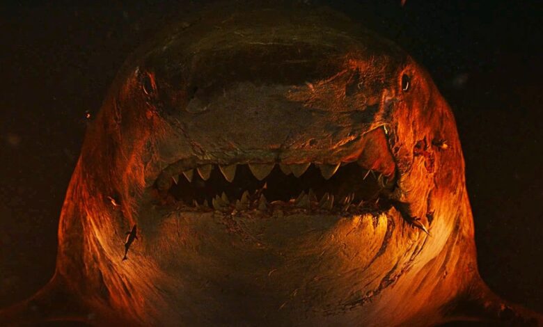 The meg in Meg 2 The Trench trailer