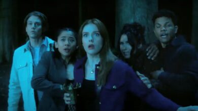 Nancy and her friends looking scared in Nancy Drew season 4 trailer