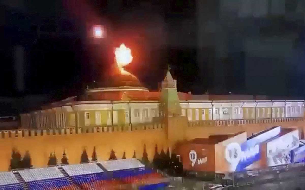Ucrania sugiere que ataque al Kremlin provino de facciones del gobierno ruso opuestas a Putin