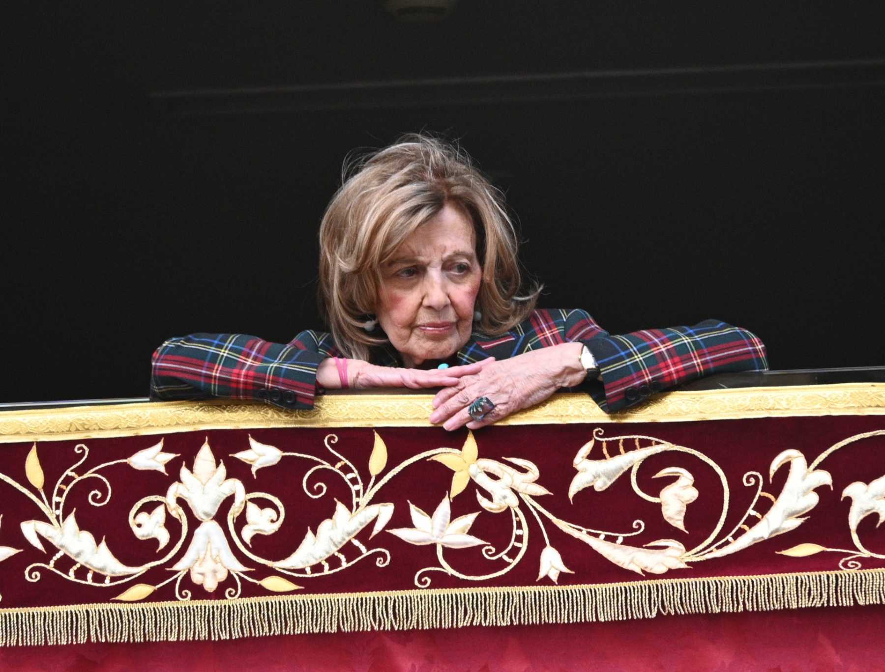María Teresa Campos durante la Semana Santa malagueña / Gtres
