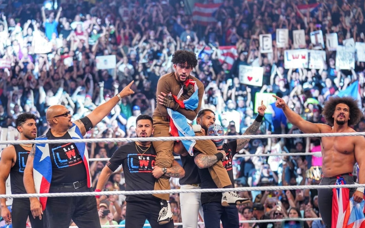 Video | Bad Bunny gana pelea en la WWE contra Damian Priest