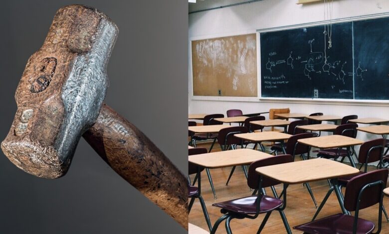 Video | Estudiante ataca a 'martillazos' a profesor en Tabasco por reprobarlo