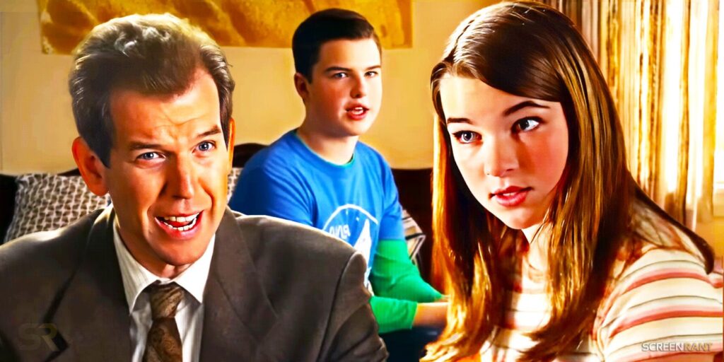 Young Sheldon season 6 with Pastor Jeff, Missy, and Sheldon