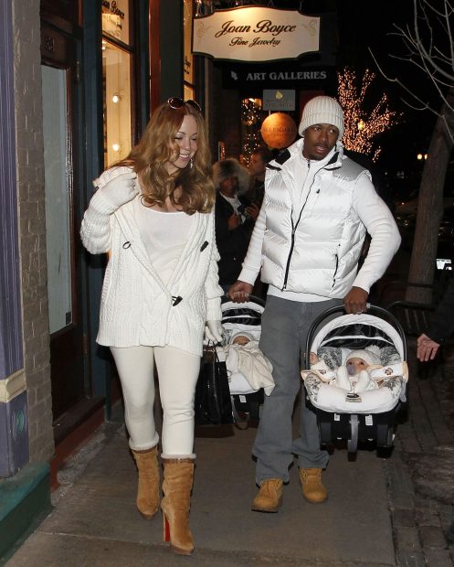Mariah Carey y Nick Cannon con sus hijos / Gtres