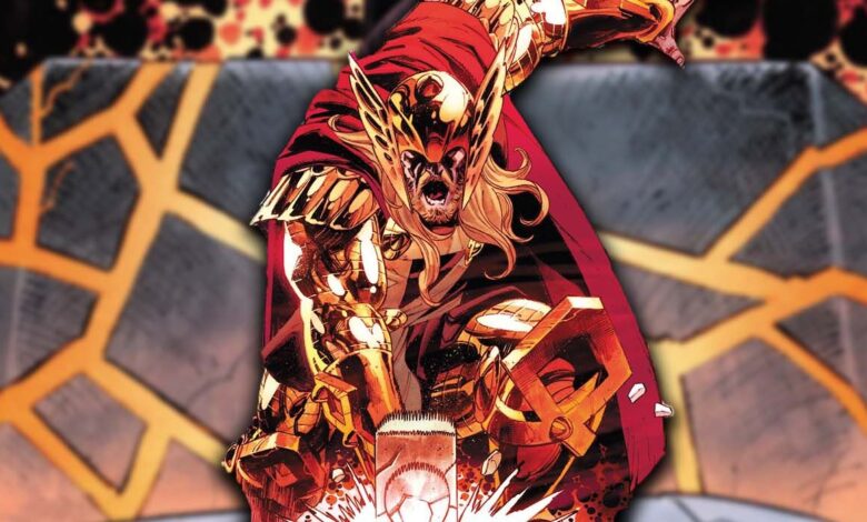 Thor Hammer Mjolnir Smashes
